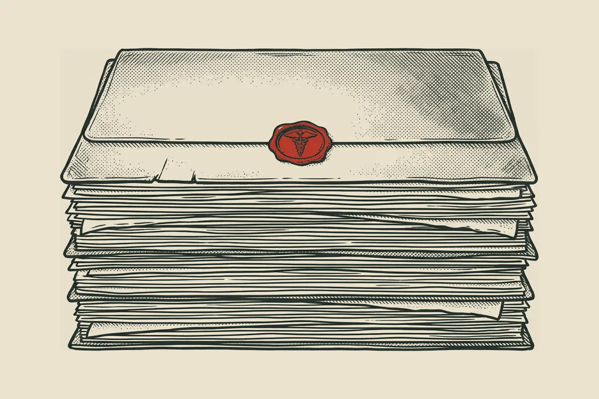 Engraved cover illustration: UnitedHealth AI Governance and the nH Predict Case