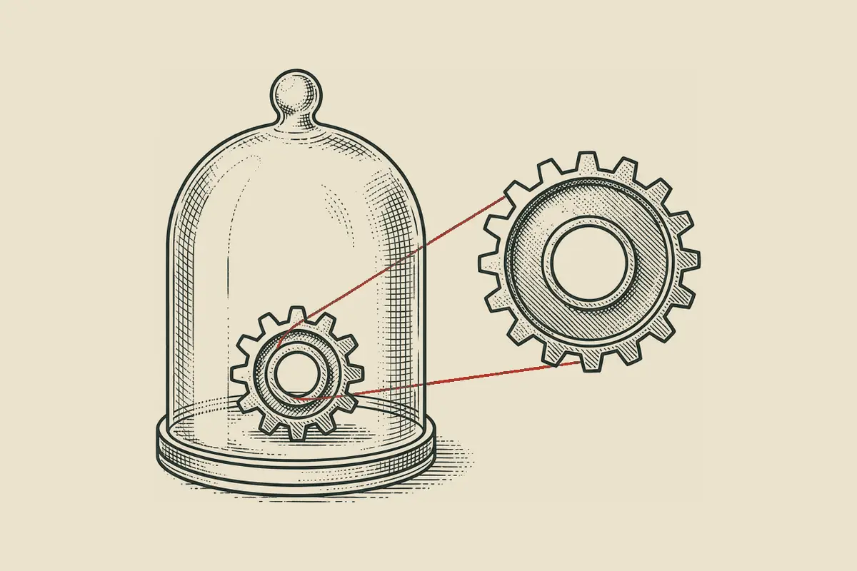 Engraved cover illustration: When Is an Insurance AI Pilot Ready to Scale?